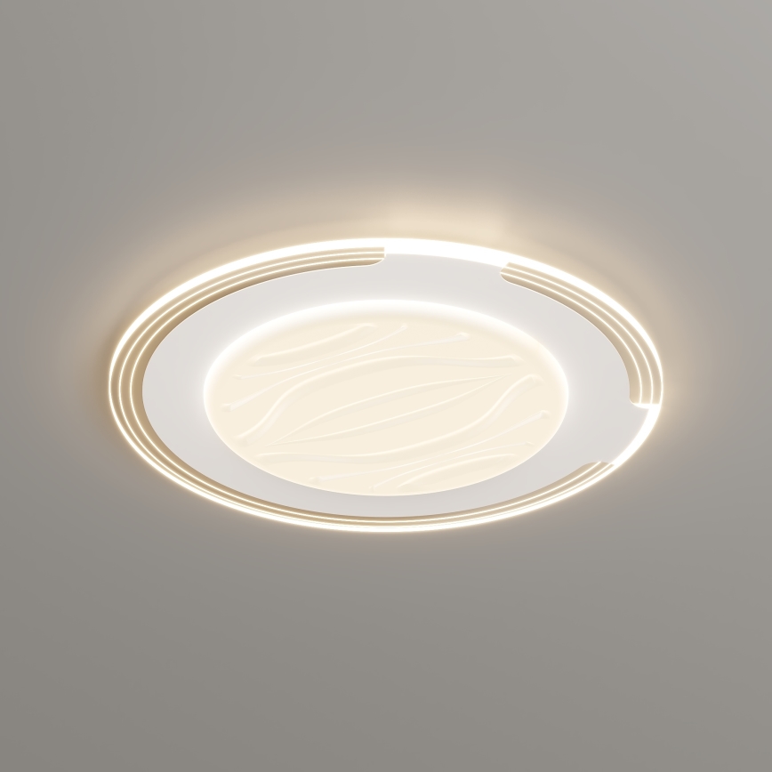 Brilagi - Plafonnier LED dimmable ORELIS LED/80W/230V 3000-6000K Ø 50 cm + télécommande