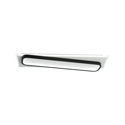 Brilagi - Plafonnier LED dimmable OUTLINE LED/52W/230V 3000-6000K 15x60 cm blanc/noir + télécommande