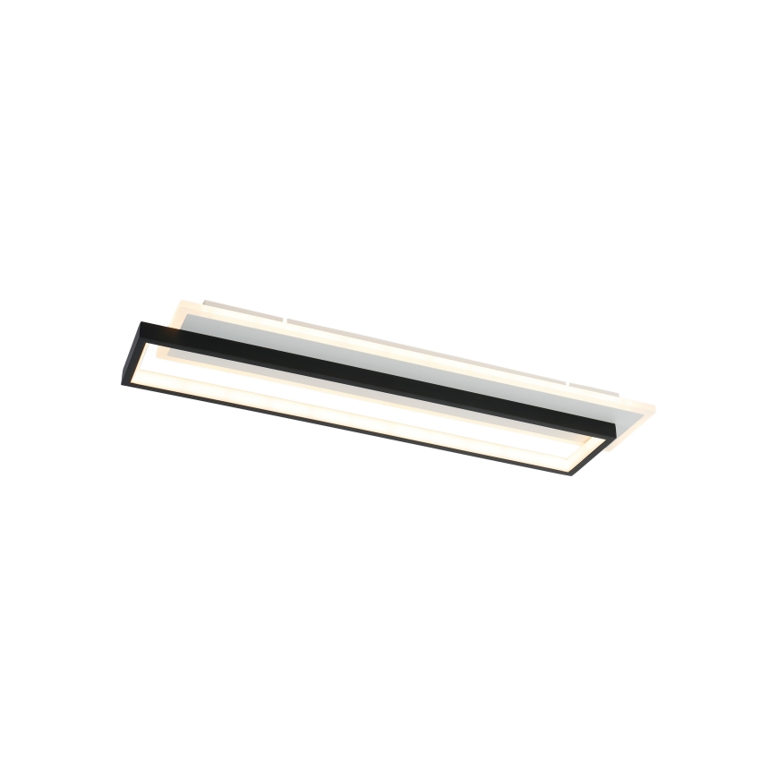 Brilagi - Plafonnier LED dimmable OUTLINE LED/66W/230V 3000-6000K 15x60 cm blanc/noir + télécommande