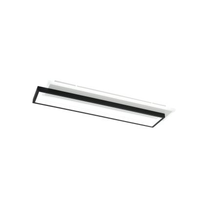 Brilagi - Plafonnier LED dimmable OUTLINE LED/66W/230V 3000-6000K 15x60 cm blanc/noir + télécommande