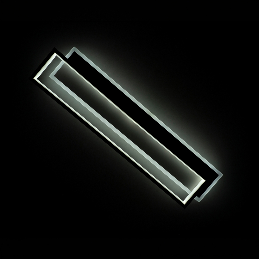 BRILAGI - Plafonnier LED dimmable OUTLINE LED/66W/230V 3000-6000K 15x60 cm blanc/noir + télécommande