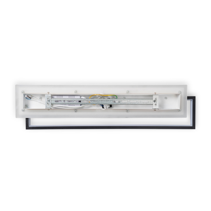 BRILAGI - Plafonnier LED dimmable OUTLINE LED/66W/230V 3000-6000K 15x60 cm blanc/noir + télécommande