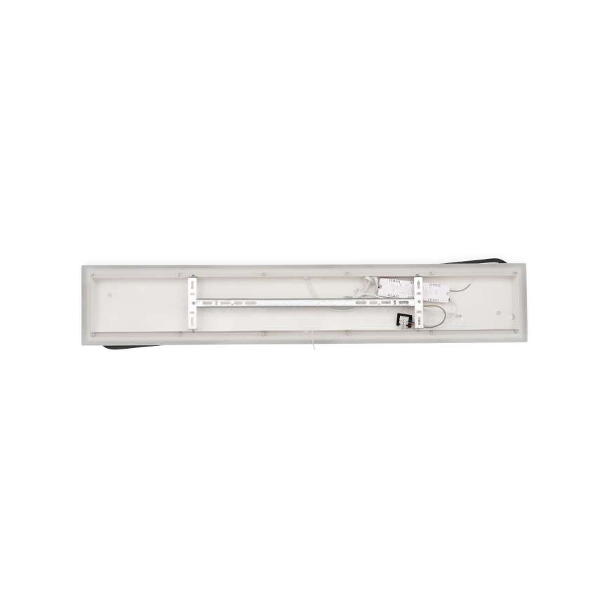 Brilagi - Plafonnier LED dimmable OUTLINE LED/90W/230V 3000-6000K 18x100 cm blanc/noir + télécommande