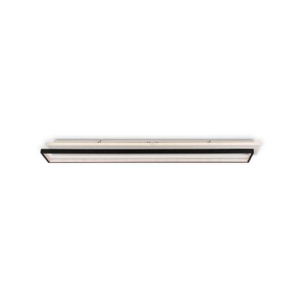 Brilagi - Plafonnier LED dimmable OUTLINE LED/90W/230V 3000-6000K 18x100 cm blanc/noir + télécommande