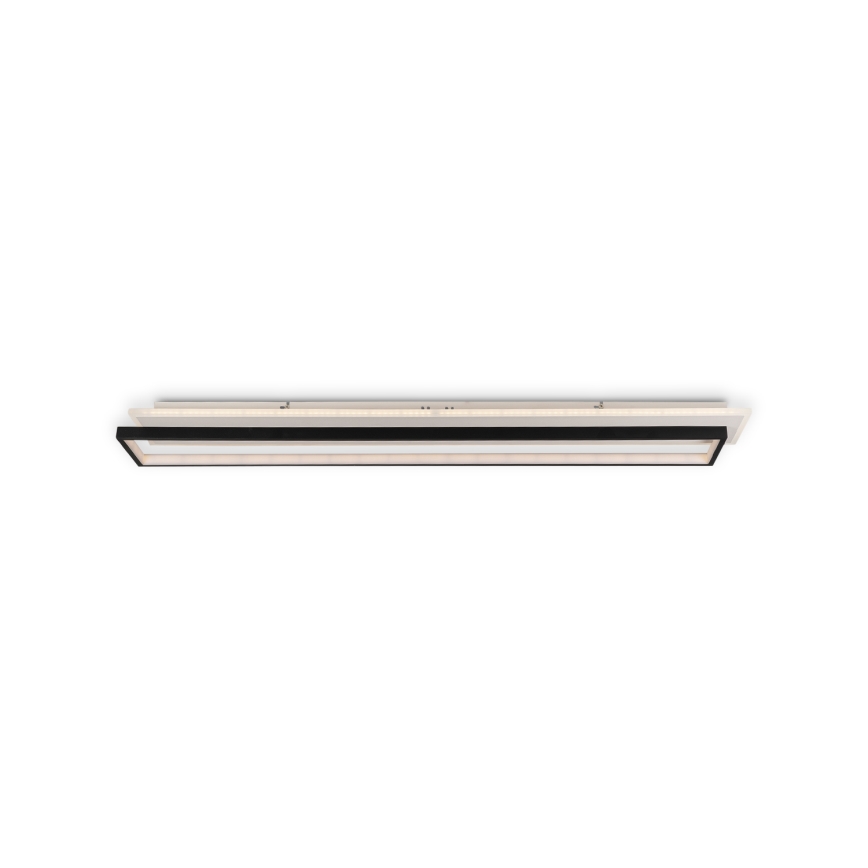 Brilagi - Plafonnier LED dimmable OUTLINE LED/90W/230V 3000-6000K 18x100 cm blanc/noir + télécommande