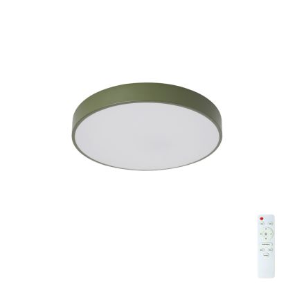 Brilagi - Plafonnier LED dimmable POOL LED/36W/230V 3000-6000K Ø 30 cm vert + télécommande