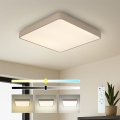 Brilagi - Plafonnier LED dimmable POOL LED/36W/230V 3000-6000K 40x40 cm beige + télécommande