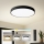 Brilagi - Plafonnier LED dimmable POOL SMART LED/48W/230V 40 cm 3000-6000K Wi-Fi Tuya + télécommande noir