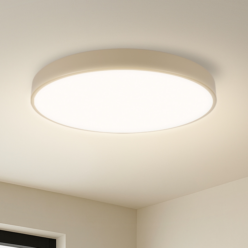 Brilagi - Plafonnier LED Dimmable POOL SMART LED/60W/230V 3000-6000K diamètre 50 cm Wi-Fi Tuya beige + télécommande