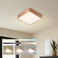 BRILAGI - Plafonnier LED dimmable POOL SQUARE LED/36W/230V 3000-6000K 40x40 cm bronze + télécommande