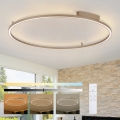 Brilagi - Plafonnier LED dimmable PORTOFINO LED/85W/230V 3000–6000 K Ø 120 cm beige + télécommande