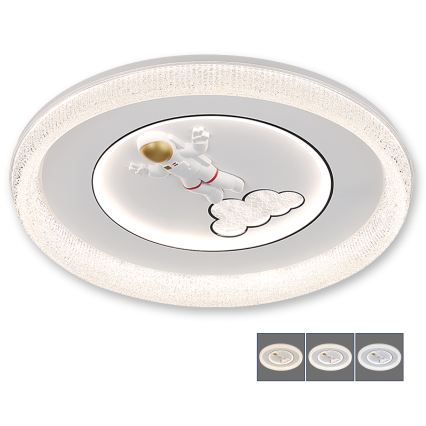 BRILAGI - Plafonnier LED dimmable pour enfants ASTRO LED/68W/230V 3000-6000K Ø 50 cm + télécommande