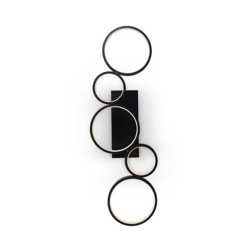 Brilagi - Plafonnier LED dimmable RINGO LED/34W/230V 3000-6000K 28x84 cm noir + télécommande