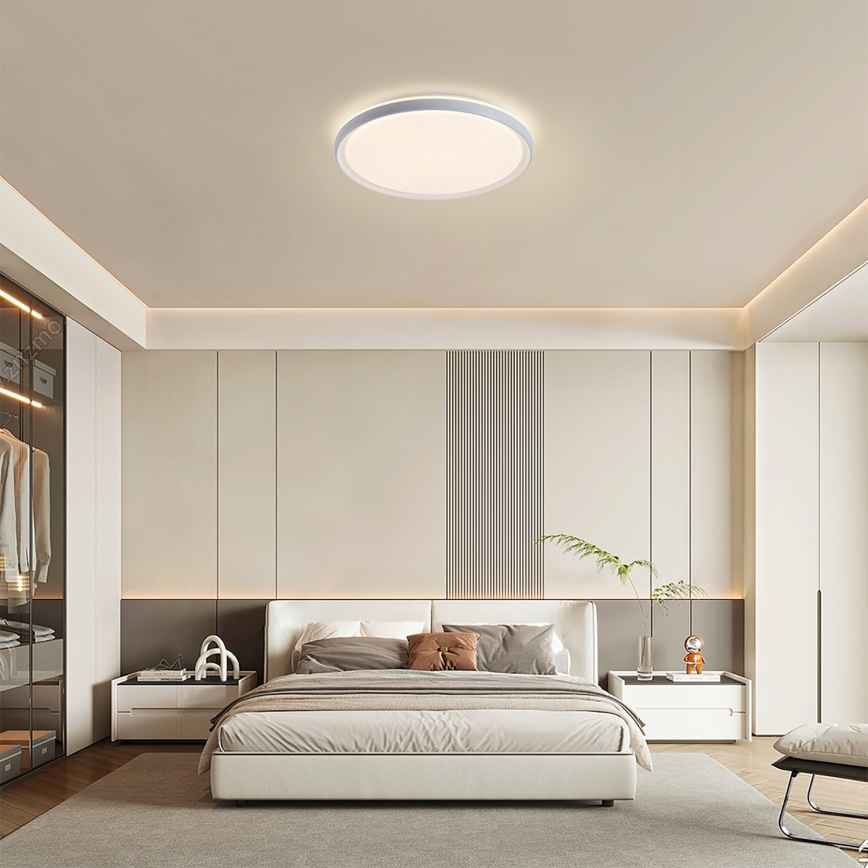 Brilagi - Plafonnier LED dimmable RIVO LED/72W/230V 3000-6000K blanc Ø 50 cm + télécommande