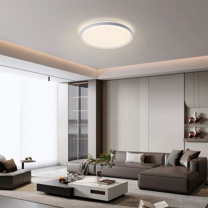 Brilagi - Plafonnier LED dimmable RIVO LED/72W/230V 3000-6000K blanc Ø 50 cm + télécommande