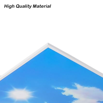 Brilagi - Plafonnier LED dimmable SLIMFRAME SKY LED/80W/230V 120x60 cm 3000-6000K argent/bleu + télécommande