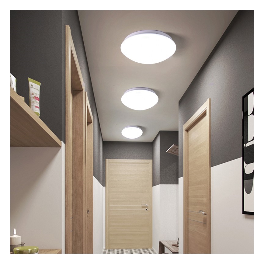 Brilagi - Plafonnier LED dimmable SMART 24 W 230 V Ø 38 cm 2700–6500 K Wi‑Fi Tuya + télécommande