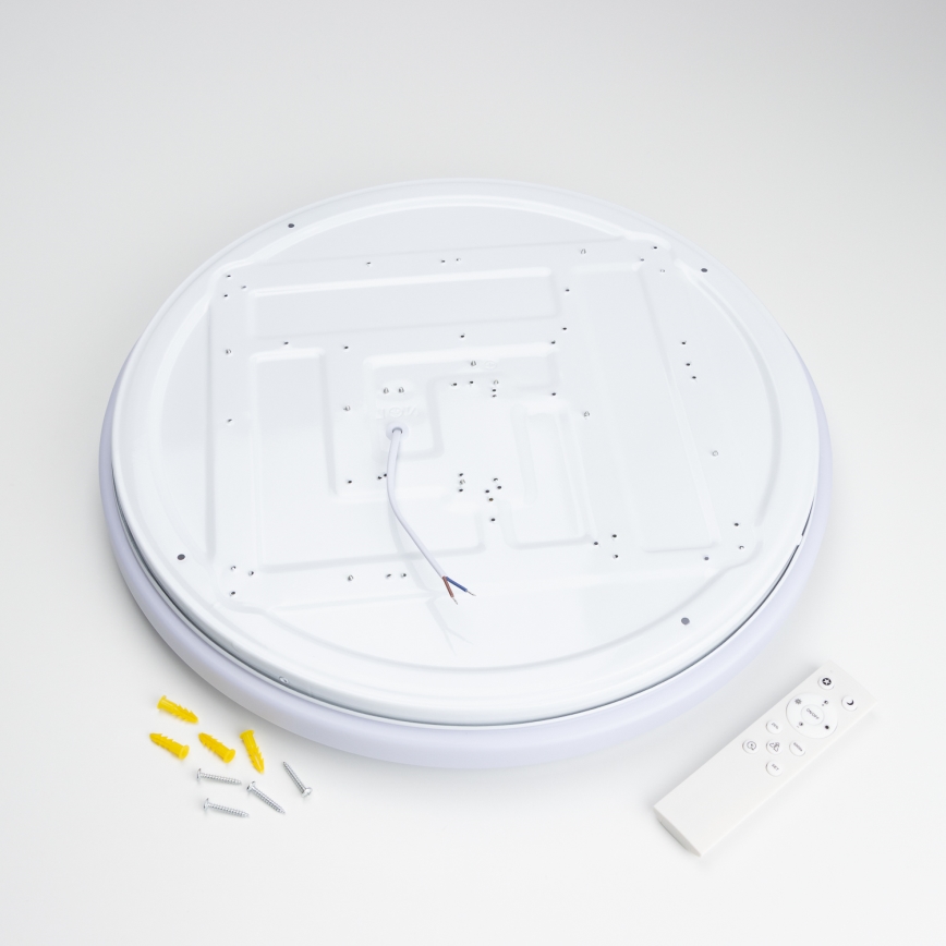 Brilagi - Plafonnier LED dimmable SMART 36 W, 230 V, Ø 48 cm, 3000–6000 K, Wi‑Fi Tuya Beacon + télécommande