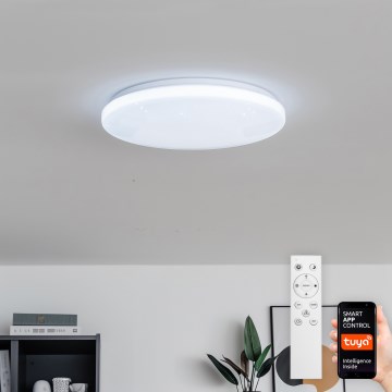 Brilagi - Plafonnier LED dimmable SMART STARS LED/24W/230V Ø 38 cm 3000-6000K Wi-Fi Tuya Beacon + télécommande