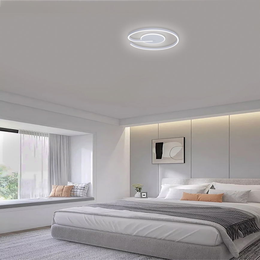 Brilagi - Plafonnier LED dimmable SPIRAL LED/56W/230V Ø 50 cm 3000/4000/6000 K + télécommande