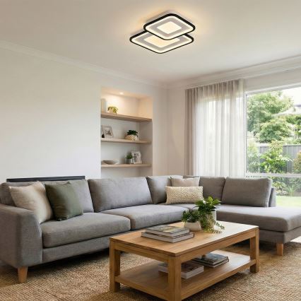 Brilagi - Plafonnier LED dimmable TANDORA LED/49W/230V 50x50 cm 3000-6000K + télécommande