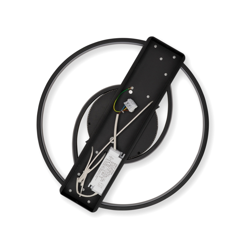 Brilagi - Plafonnier LED dimmable TWIRL LED/38W/230V 3000-6000K noir + télécommande
