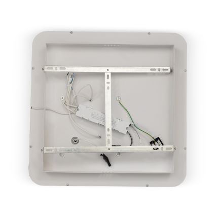 Brilagi - Plafonnier LED dimmable UNITY LED/75W/230V + 1xGU10/3W 3000-6000K 50x50 cm blanc/noir + télécommande
