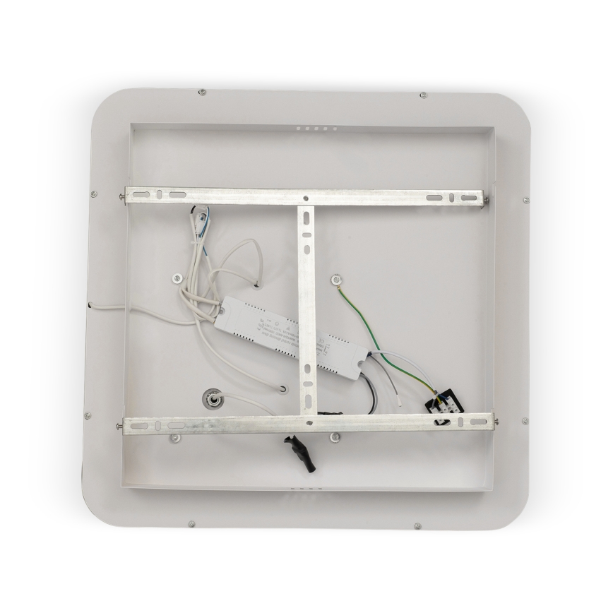 Brilagi - Plafonnier LED dimmable UNITY LED/75W/230V + 1xGU10/3W 3000-6000K 50x50 cm blanc/noir + télécommande