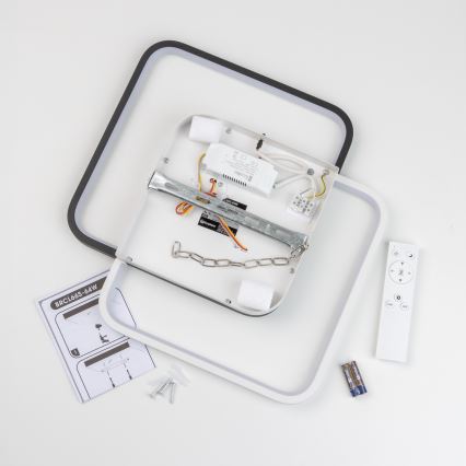 Brilagi - Plafonnier LED dimmable VELO LED/64W/230V 38x38 cm 3000-6500K + télécommande