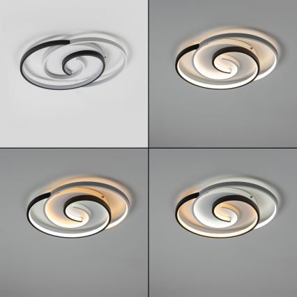 Brilagi - Plafonnier LED dimmable VELO LED/52W/230V 38x48 cm 3000/4000/6000K + télécommande