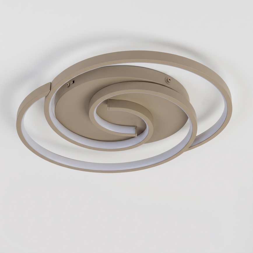 BRILAGI - LED Plafonnier dimmable VELO LED/70W/230V 3000-6500K 38x47,8 cm beige + télécommande