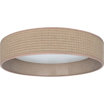 Brilagi - Plafonnier LED dimmable VELVET SMART VARI, 24 W, 230 V, 3000–6500 K, Ø 45 cm, beige + télécommande