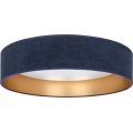 Brilagi - Plafonnier LED dimmable VELVET SMART VARI LED/24W/230V 3000–6500K Ø 45 cm bleu/doré + télécommande