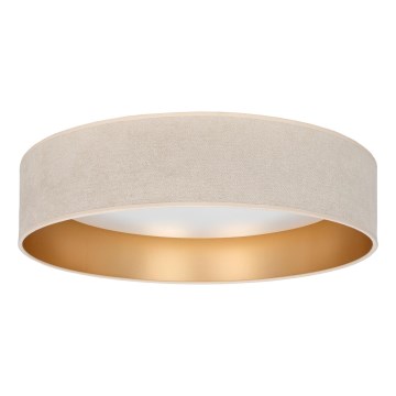 Brilagi - Plafonnier LED dimmable VELVET SMART VARI LED/24W/230V 3000-6500K Ø 45 cm crème/doré + télécommande