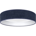 Brilagi - Plafonnier LED dimmable VELVET SMARTIX LED/24W/230V 3000-6000K Ø 45 cm bleu Wi-Fi Tuya Beacon + télécommande