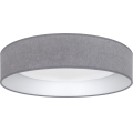 Brilagi - Plafonnier LED dimmable VELVET SMARTIX LED/24W/230V 3000-6000K Ø 45 cm gris Wi-Fi Tuya Beacon + télécommande