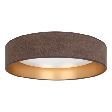 Brilagi - Plafonnier LED dimmable VELVET SMARTIX STARS LED/24W/230V 3000-6000K Ø 45 cm marron/doré Wi-Fi Tuya Beacon + télécommande