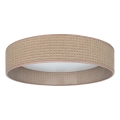 Brilagi - Plafonnier LED dimmable VELVET SMARTIX STARS LED/36W/230V 3000-6000K Ø 55 cm beige Wi-Fi Tuya Beacon + télécommande