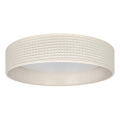 Brilagi - Plafonnier LED dimmable VELVET SMARTIX STARS LED/36W/230V 3000-6000K Ø 55 cm crème Wi-Fi Tuya Beacon + télécommande