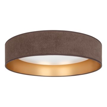 Brilagi - Plafonnier LED dimmable VELVET SMARTIX STARS LED/36W/230V 3000-6000K Ø 55 cm marron/doré Wi-Fi Tuya Beacon + télécommande