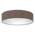 Brilagi - Plafonnier LED dimmable VELVET SMARTIX STARS LED/36W/230V 3000-6000K Ø 55 cm marron Wi-Fi Tuya Beacon + télécommande