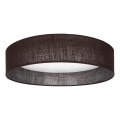 Brilagi - Plafonnier LED dimmable VELVET SMARTIX STARS LED/36W/230V 3000-6000K Ø 55 cm marron Wi-Fi Tuya Beacon + télécommande