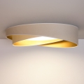 BRILAGI - Plafonnier LED dimmable VELVET TWIST LED/36W/230V 3000-6000K Ø 65 cm Wi-Fi Tuya Beacon blanc/or + télécommande