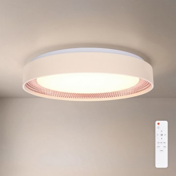 Brilagi - Plafonnier LED dimmable WALDO LED/48W/230V 3000-6500K Ø 40 cm beige/doré + télécommande