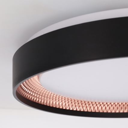 Brilagi - Plafonnier LED dimmable WALDO LED/48W/230V 3000-6500K Ø 40 cm noir/doré + télécommande