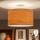 Brilagi - Plafonnier LED en applique CERIA 1xE27/60W/230V Ø 45 cm blanc/beige