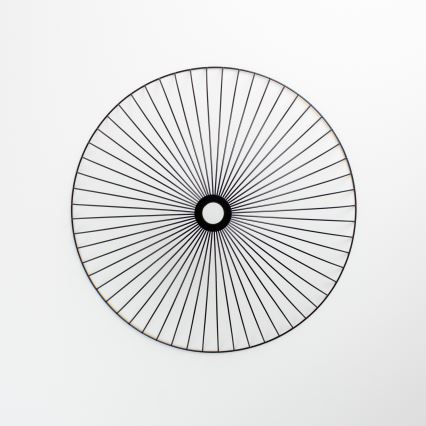 Brilagi - Plafonnier LED en applique CERIA WIRE 1xE27/40W/230V Ø 60 cm noir