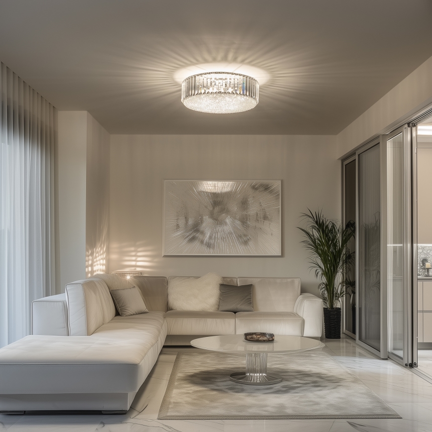 Brilagi - Plafonnier LED en cristal GLAMOUR 5xG9/42W/230V Ø 46 cm
