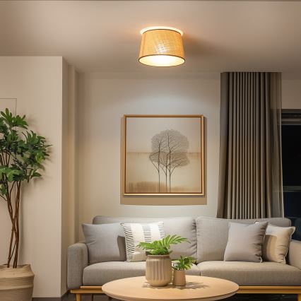 Brilagi - Plafonnier LED en saillie CERIA 1xE27/40W/230V Ø 35 cm beige