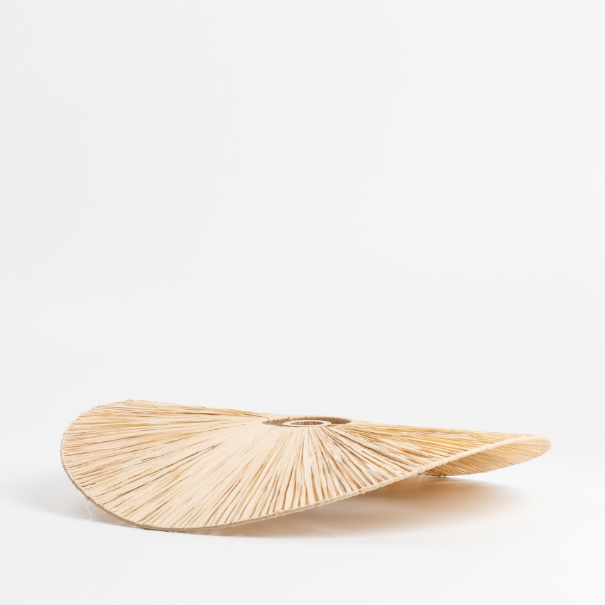 Brilagi - Plafonnier LED en saillie CERIA BOHO 1xE27/40W/230V Ø 60 cm raphia/chêne